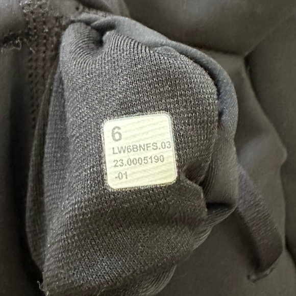 Lululemon Wunder Train 23” Black Size 6 - Picture 5 of 5